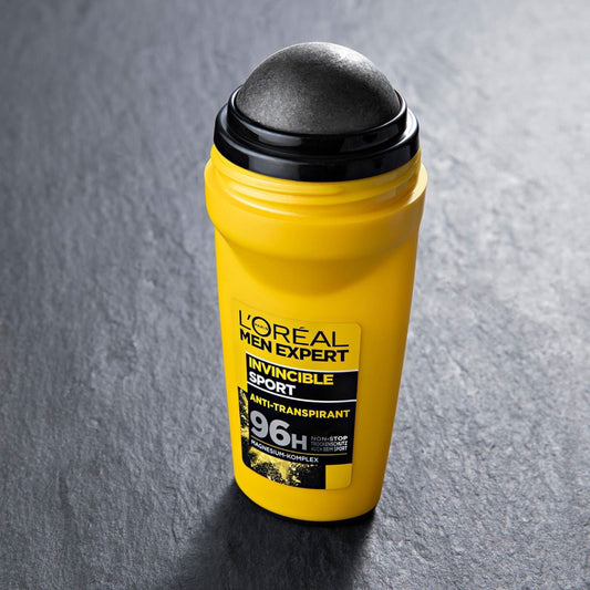 L'Oréal Men Expert Invincible dezodorant roll-on proti vlažnim pazduhom in 96h zaščite 50 ml