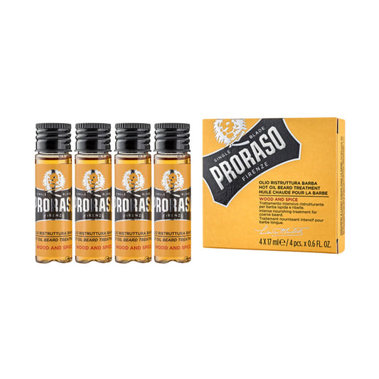 Proraso Wood and Spice intenzivna nega brade (set 4 olj)