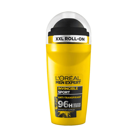 L'Oréal Men Expert Invincible dezodorant roll-on proti vlažnim pazduhom in 96h zaščite 50 ml